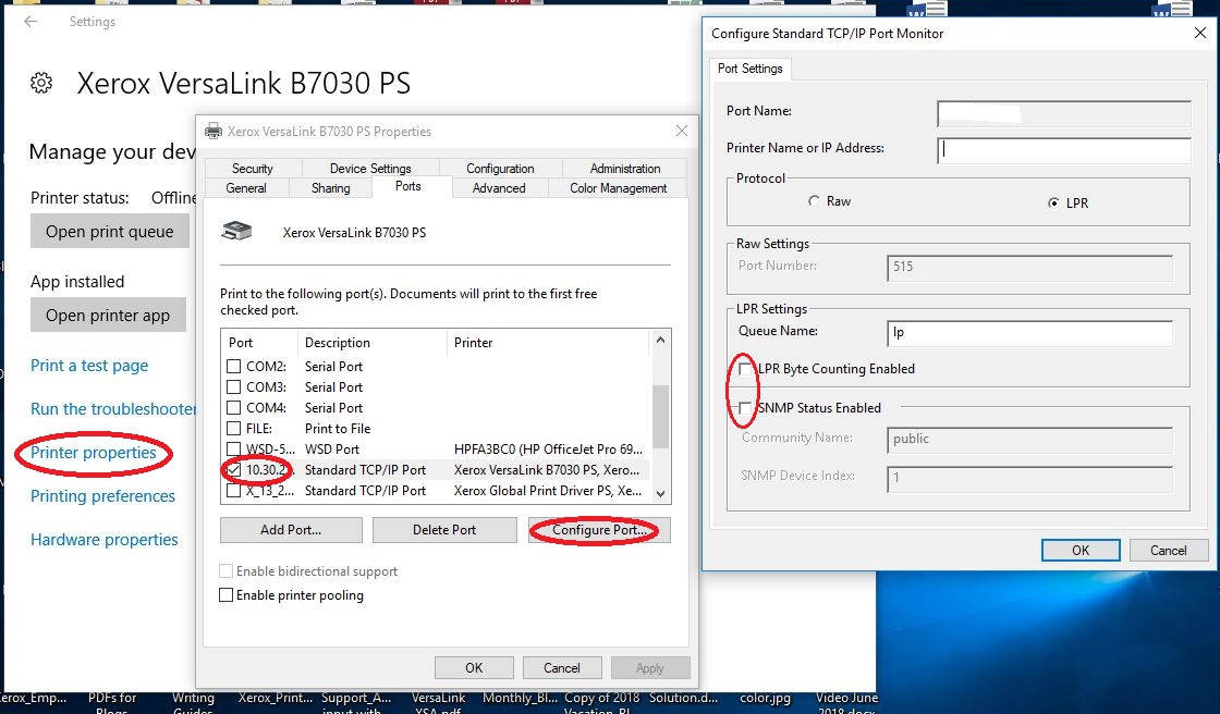 Port Protocol And Printing Issues At Your Service